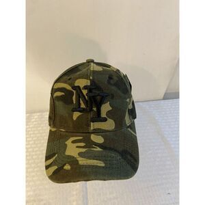 NY Baseball Hat Camouflage Camo Baseball Hat New